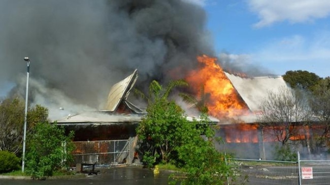 The old Smorgy's Bundoora site was destroyed by fire.