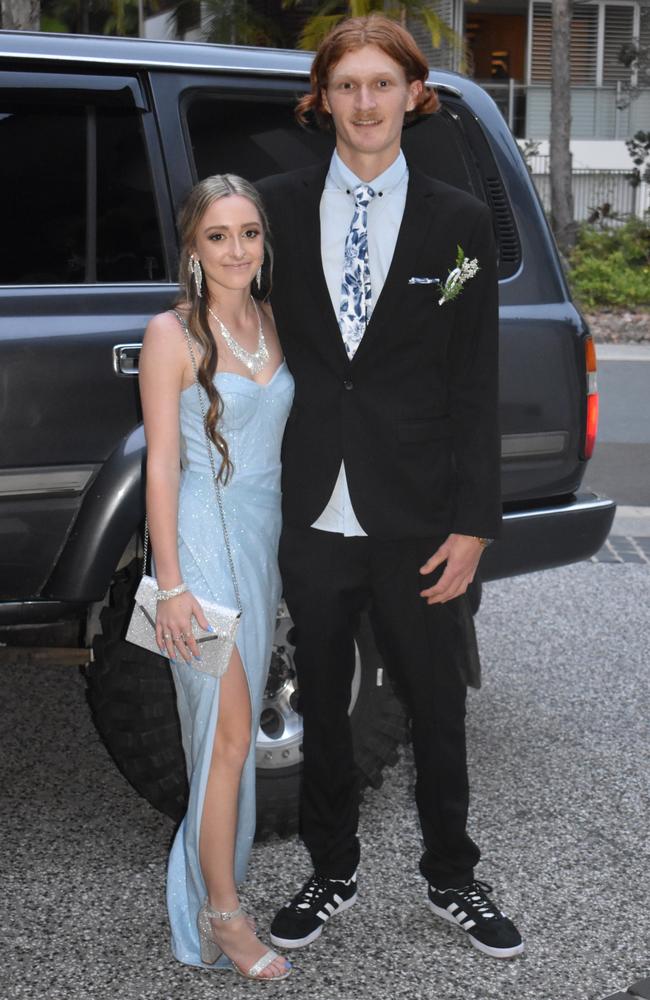 George and Olivia enjoyed their night at the 2022 Noosa District State High School Formal. Picture: Eddie Franklin