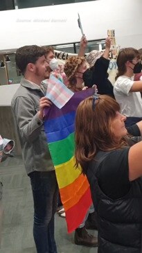 Melbourne protesters opposed to drag queen event hurl abuse at councillors