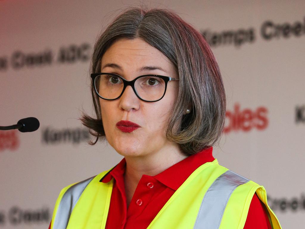 Coles Group chief executive Leah Weckert says for every dollar a customer spends, Coles makes less than three cents. Picture: NewsWire / Gaye Gerard