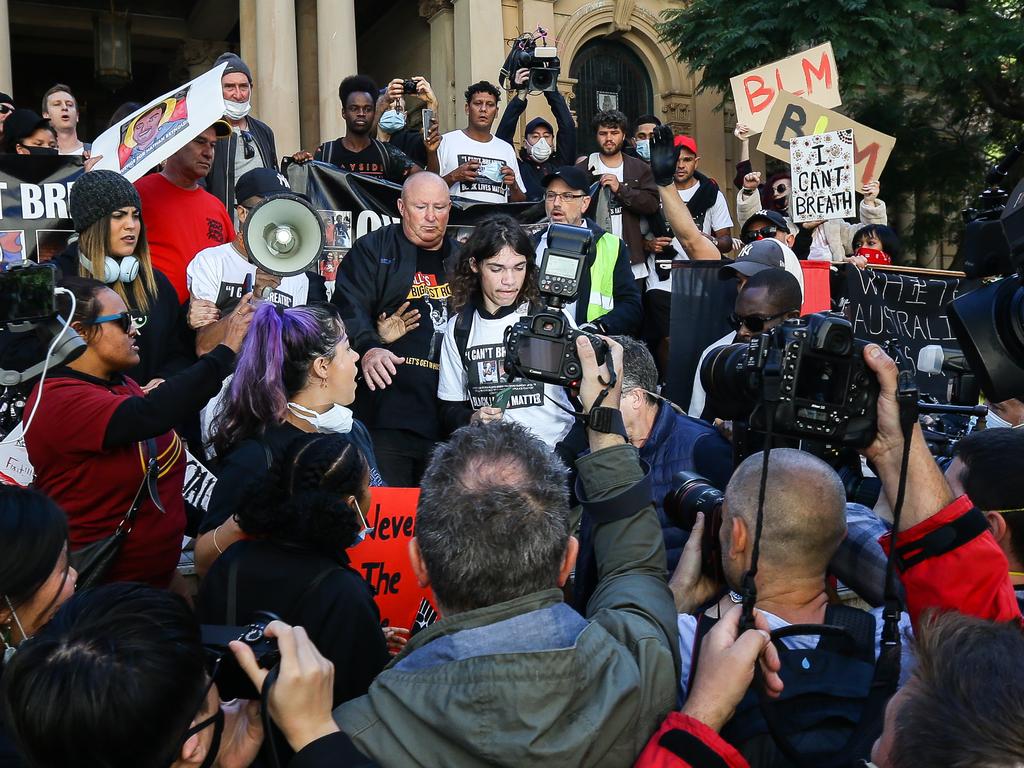 Crowds gathered in large numbers in Sydney over the weekend. Picture: Matrix News