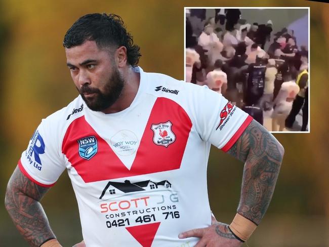 Woy Woy bush footy brawl Andrew Fifita