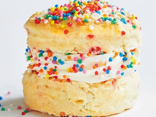 Fairy bread scones made with just four ingredients.