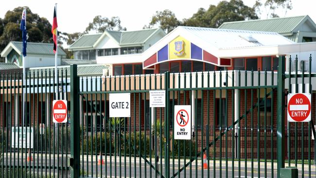 Half of the school’s staff have been plunged into financial hardship after their fortnightly salary due to a serious rift between the school’s operators. Picture: Andrew Henshaw