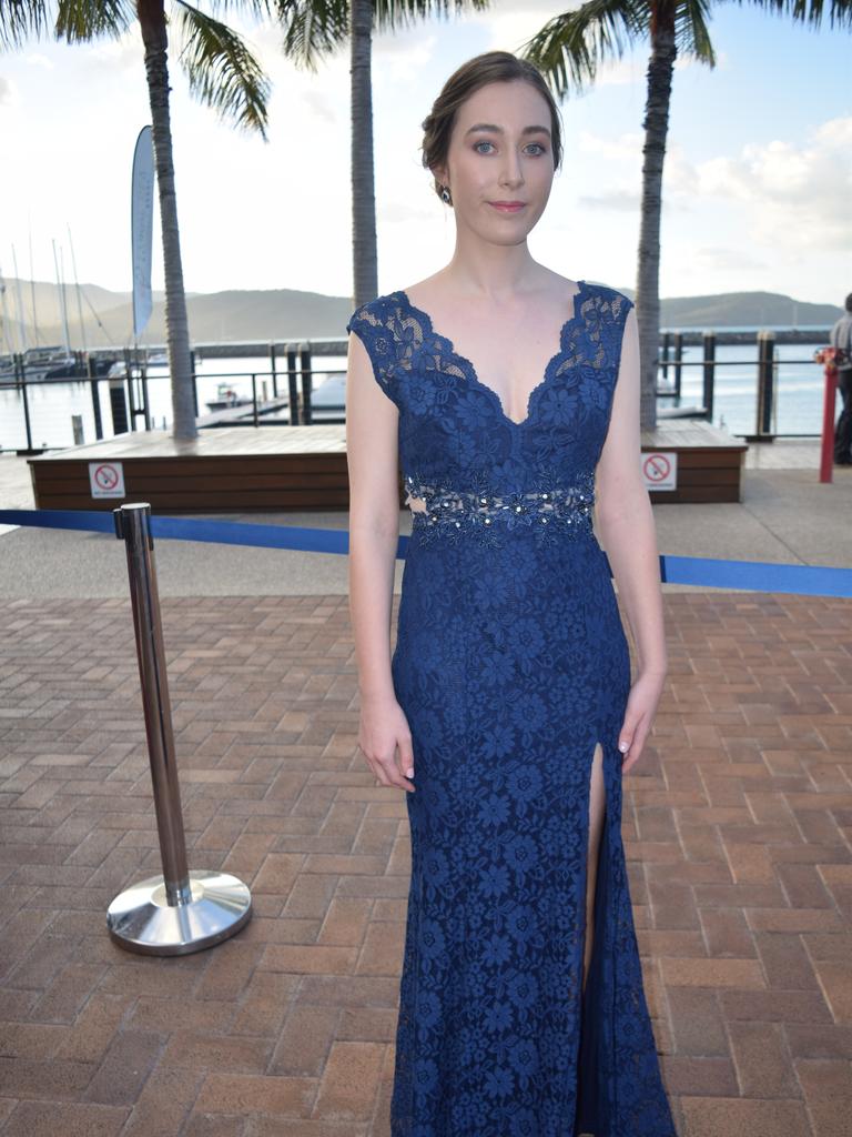 Caitrin Kelly at the 2020 St Catherine's Catholic College formal. Photo: Elyse Wurm