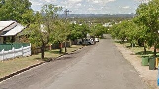 Vaughan Grimston was allegedly found drinking Bundaberg rum in a stolen car on King St, Cessnock. Picture: Google Maps