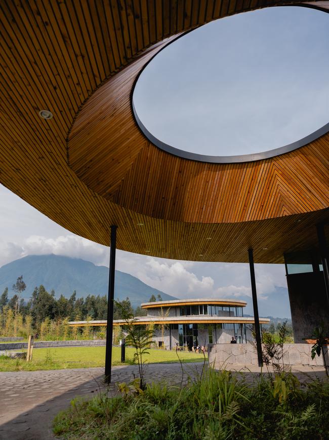 The Ellen DeGeneres Campus of the Dian Fossey Gorilla Fund in Kinigi. Picture: Andrew Urwin