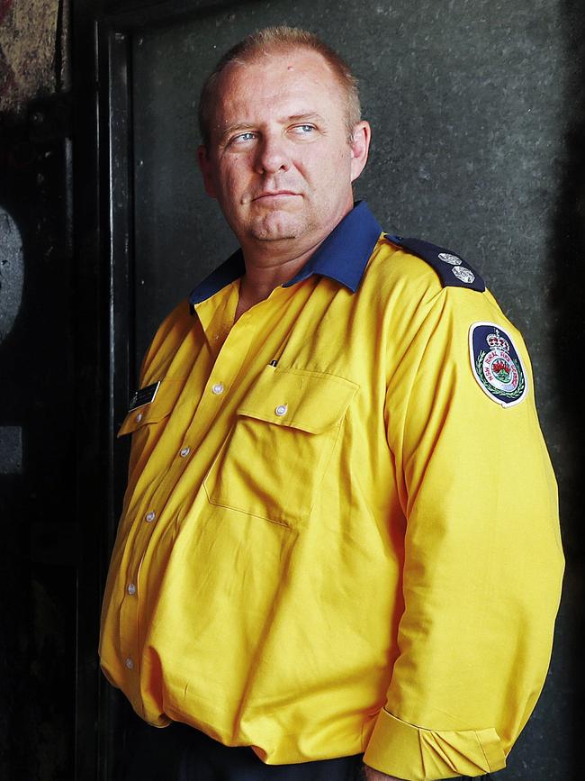 Firefighter Warren Cree. Picture: Sam Ruttyn