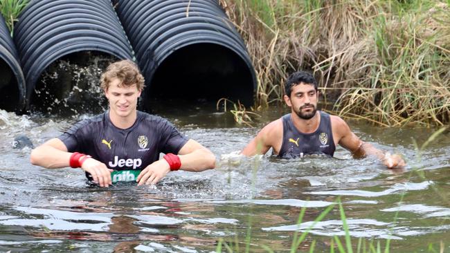 Thomson Dow and Marlion Pickett. Picture: Molly Stapleton/Richmond FC