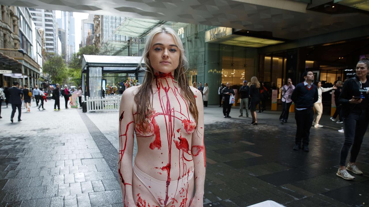 Tash Peterson has likened eating meat to the holocaust. Picture: NewsWire / David Swift