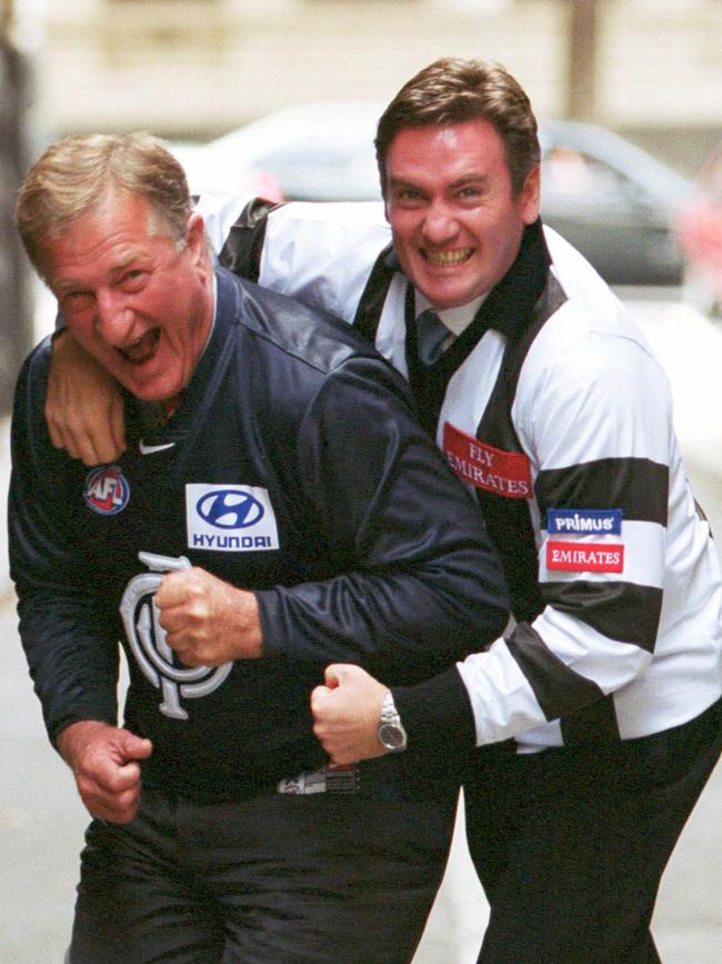 The Carlton president shared a great rivalry with Collingwood counterpart Eddie McGuire.