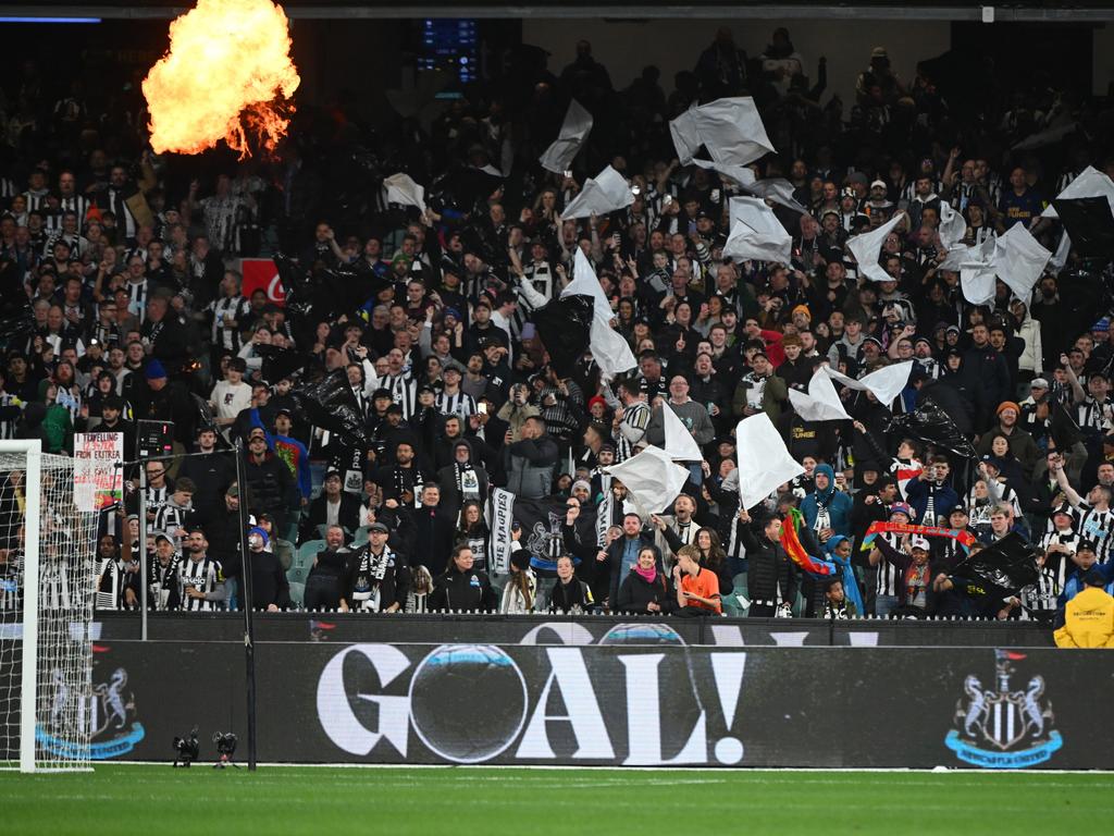 Almost 80,000 fans attended the MCG for the friendly. Picture: Getty Images