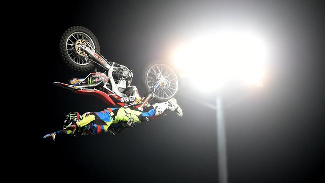 Night events such as Nitro Circus Live could only be held at Oakes Oval under lights.
