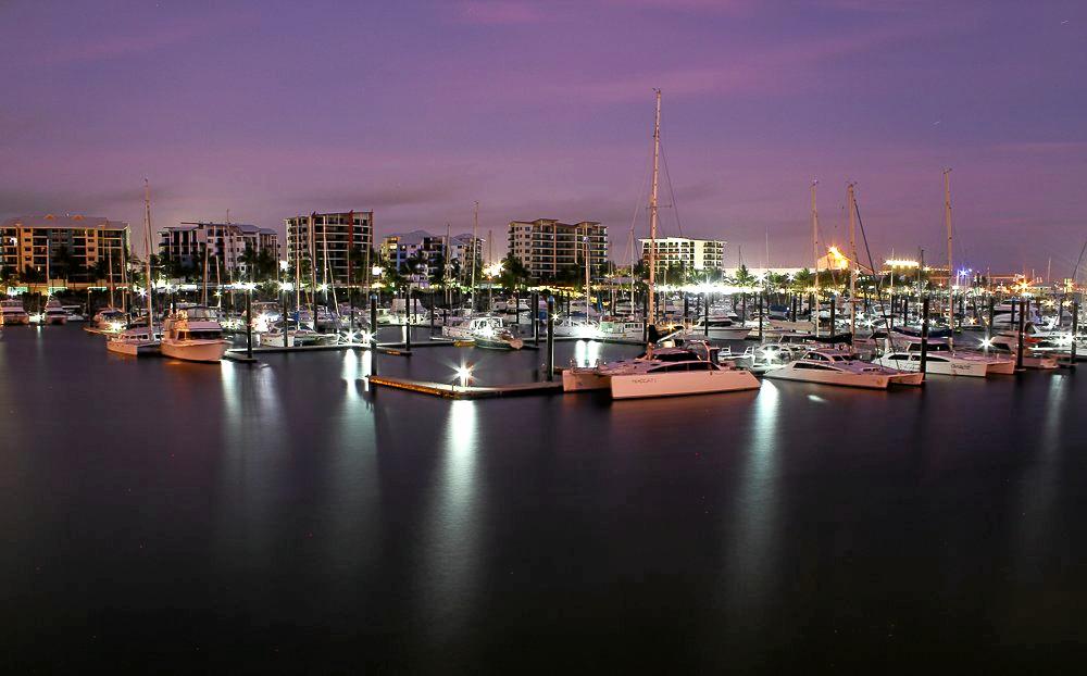 Pre-dawn at the marina, snapped by Bill Cameron. Picture: Contributed