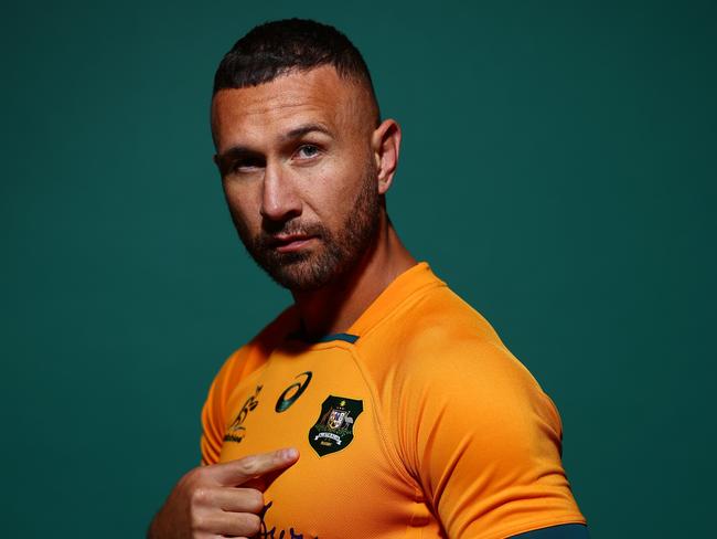 The Wallabies have a marketing gap following Quade Cooper’s departure. Picture: Chris Hyde/Getty Images