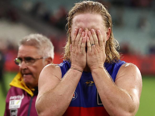 MELBOURNE. 23/06/2022..   AFL Round 15 .  Melbourne vs Brisbane at the MCG.  Daniel Rich of the Lions after tonights loss to Melbourne  . Photo by Michael Klein