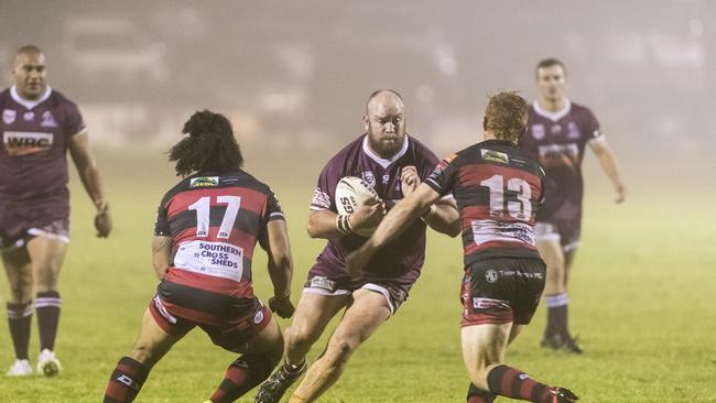 Xavier Manley for Dalby against Valleys in TRL A grade round two rugby league at Herb Steinohrt Oval, Saturday, April 9, 2022. Picture: Kevin Farmer