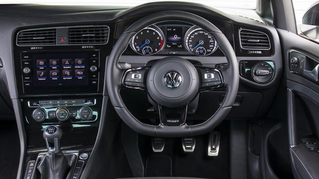 The Volkswagen has by far the most luxurious and practical interior. Picture: Mark Bean.