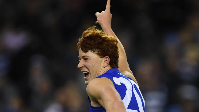 Ed Richards has thrilled Bulldogs fans this season. Picture: AAP