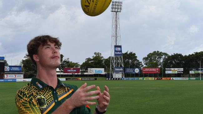 St Mary's utility James Box is the Round 5 nomination for the 2019-20 NT News Rising Star. Picture: Liz Cruse/AFLNT Media