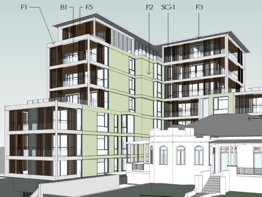 Image of some of the proposed facade changes.