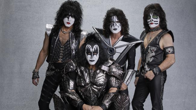 US rockers Kiss will finally bring their farewell tour to Australia in 2021. Pic: Supplied