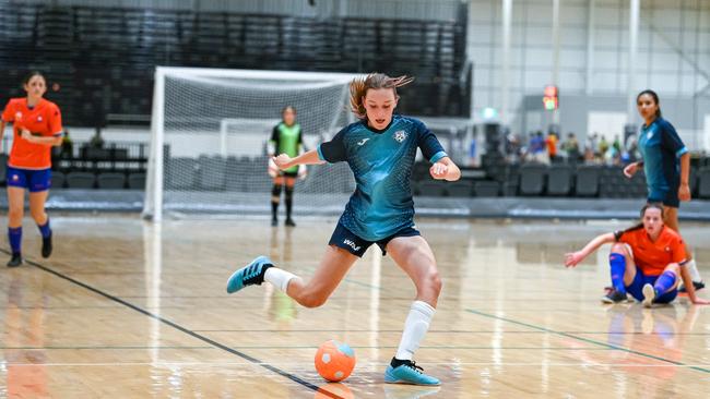 Sunshine Coast Wave futsal player Maya Wiltsche. Photos taken by Nikki Grigg Photography/Wave Photos