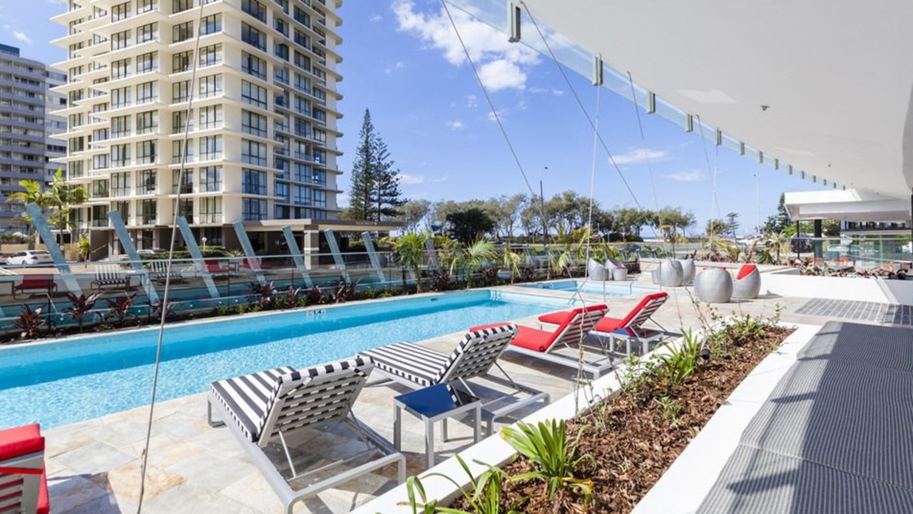 You could stay at the Rhapsody Resort on the Gold Coast for around $80 per person.