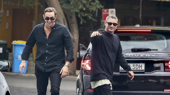 Michael Clarke had a smile on his face as he brushed off the paparazzi. Photo: MEDIA MODE