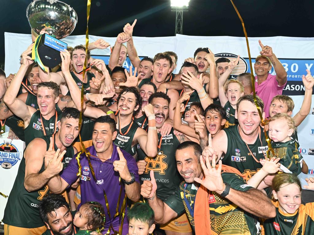 St Mary’s won the 2021-22 NTFL premiership. Picture: Julianne Osborne