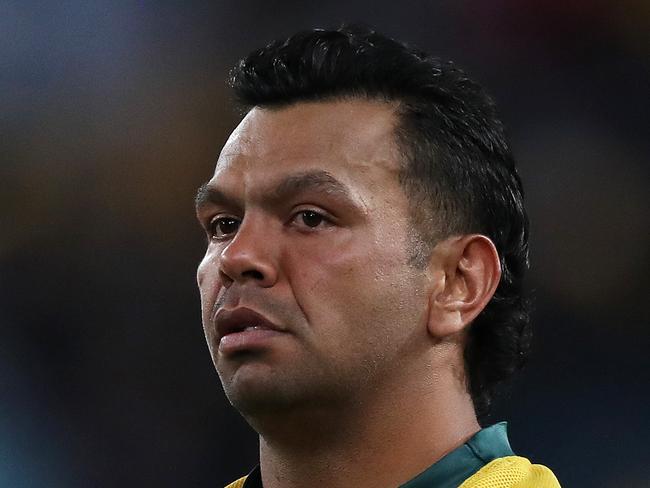 Australia's Kurtley Beale after Australia's loss in the Australian Wallabies v New Zealand All Blacks Bledisloe Cup match at ANZ Stadium, Homebush. Picture: Brett Costello