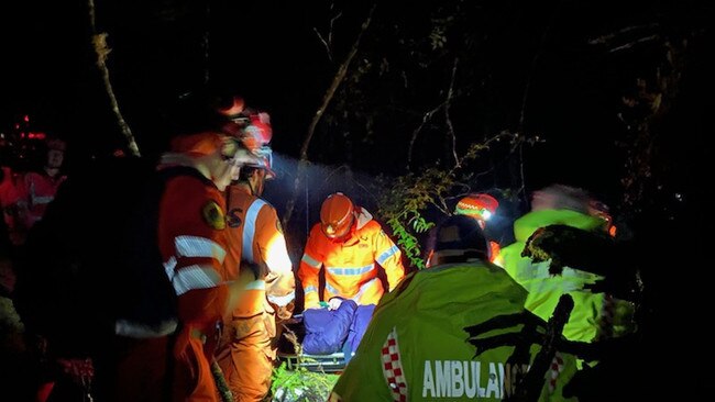 Rescuers faced treacherous conditions throughout the nine-hour operation.