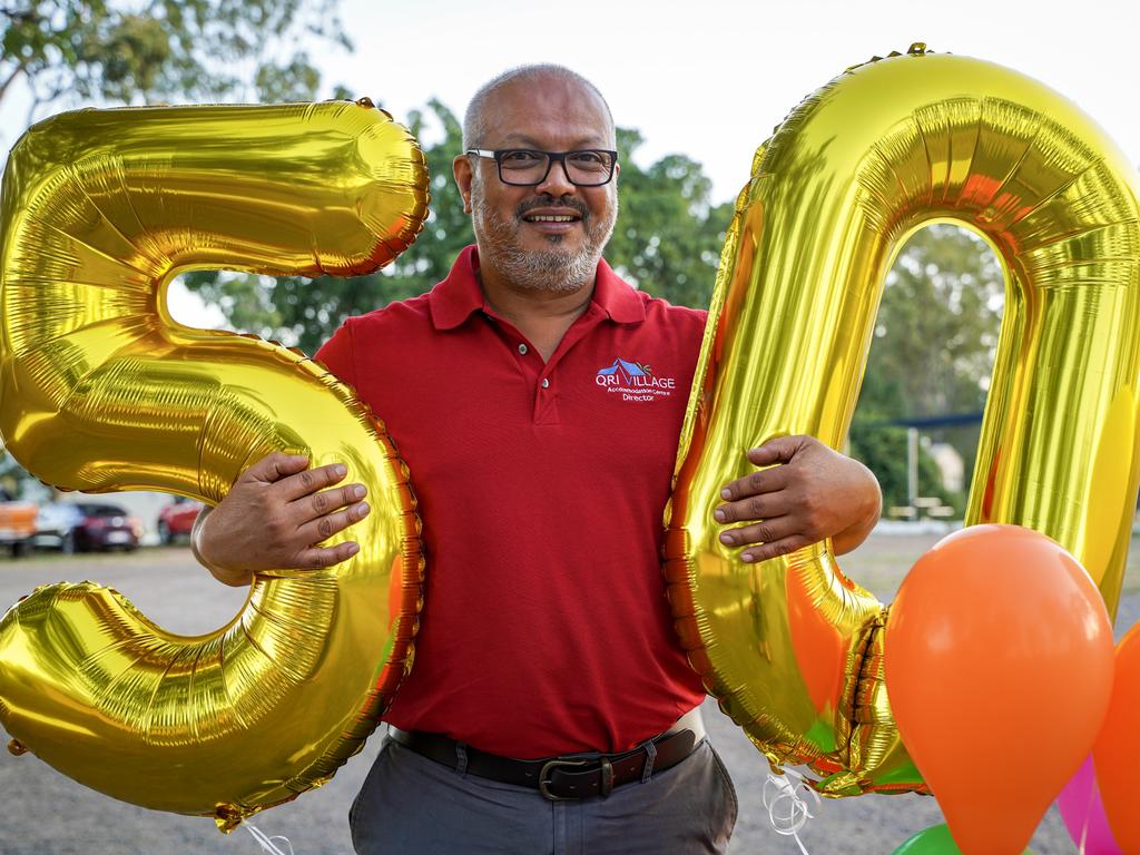 QRI Lifestyles general manager Rakesh Shankar celebrating the 50th anniversary of Coppabella. Picture: Heidi Petith