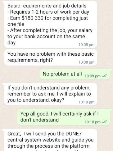Nikki said it all sounded legitimate from her end. Picture: Supplied