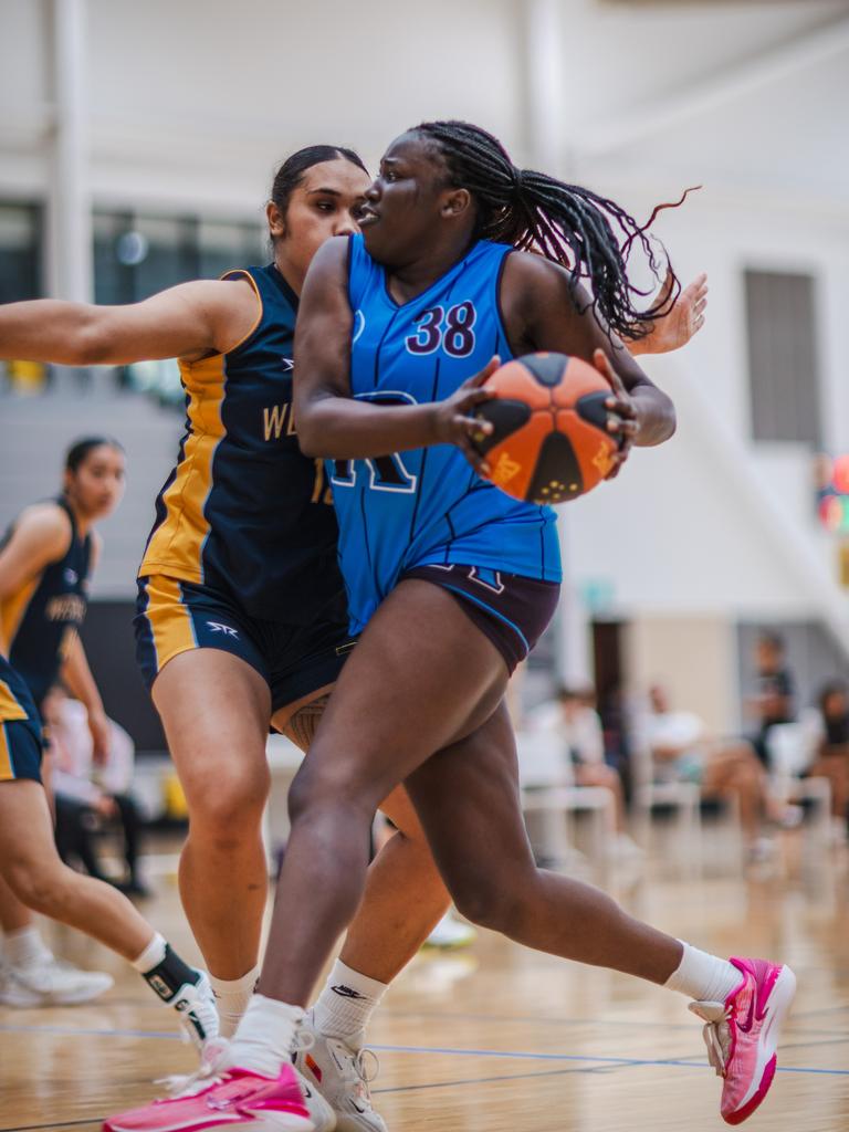 Rowville proved too strong for Westfields in the 82-65 grand final win. Picture: Taylor Earnshaw