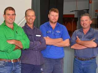 WE WANT A WEIR: Member for Flynn Ken O'Dowd listens to the concerns of producers who use irrigation from Boondooma Dam as their water was cut off on Tuesday, March 26. Picture: Felicity Ripper