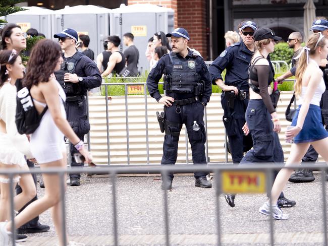 SYDNEY, AUSTRALIA. NewsWire Photos.October 5, 2024.Festival-goers at the Knockout Festival at Sydney Olympic Park. Picture: NewsWire / Jeremy Piper