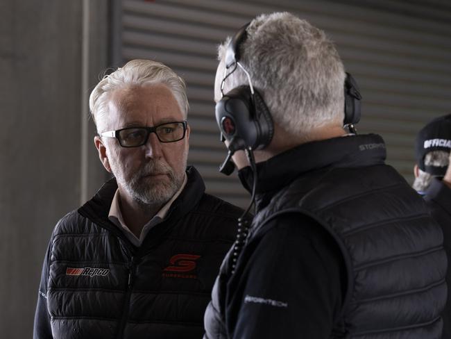 Supercars new CEO Shane Howard  at event four of the Supercars Championship in Tailem Bend. The Gold Coaster will start his new role from February 1. Picture: Supplied