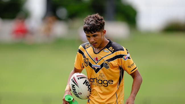 Sunshine Coast Falcons Cyril Connell Cup player Tyler Conquest in action. Picture: QRL.