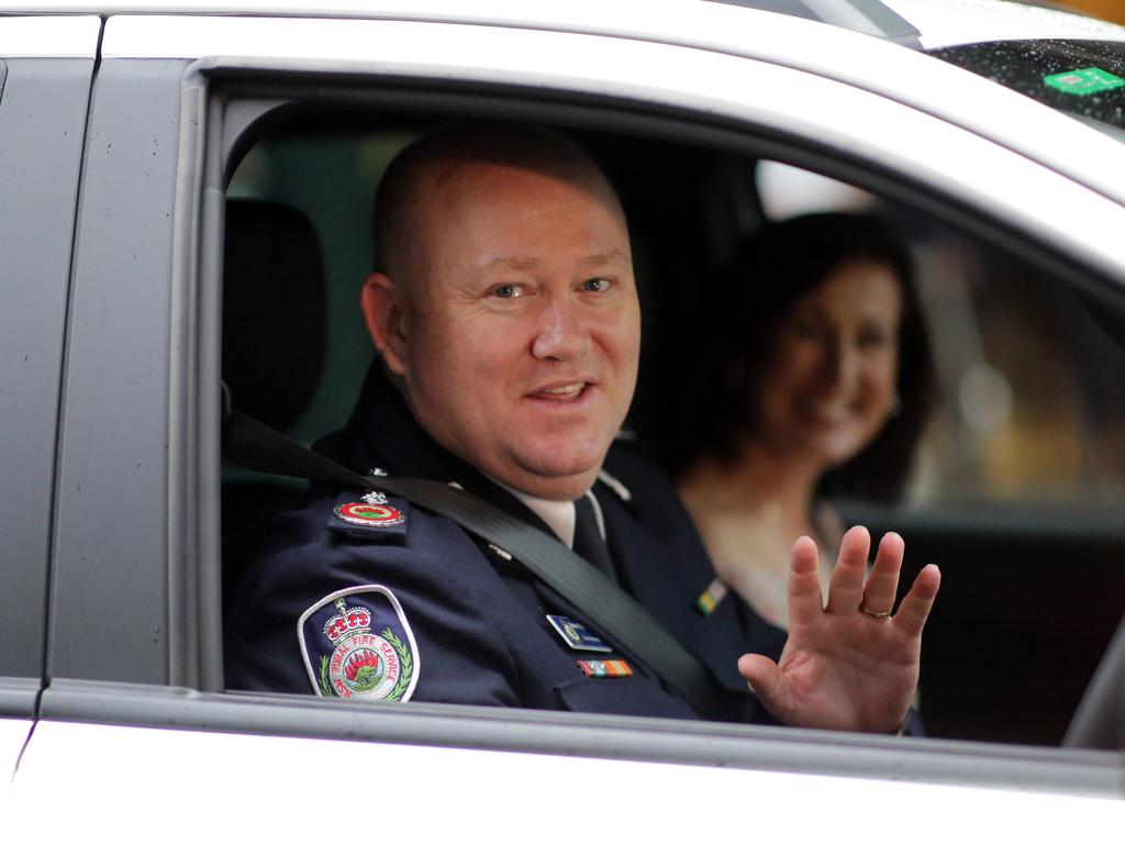 Former NSW RFS Commissioner Shane Fitzsimmons has been commended for his work. Picture: Christian Gilles