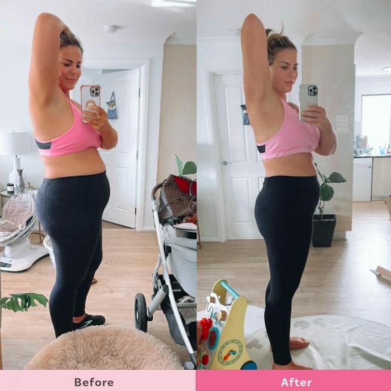 She said prior to her 10kg shred, she was ‘tired and stressed’ and was not looking after herself – but today feels a lot more ‘in control’ of her life. Picture: The Healthy Mummy