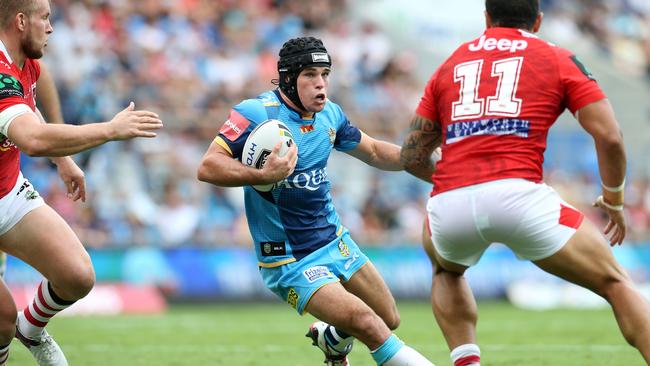 Daniel Mortimer playing for the Titans in 2016. Picture: Richard Gosling