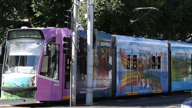 Tram drivers have expressed fears over increased violence and anti-social behaviour in St Kilda. Picture: Julie Kiriacoudis