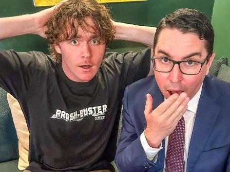 19/03/2025: An instagram post by Patrick Gorman MP supporting the PROSH newspaper by the University of Western Australia Student Guild. Picture: Instagram