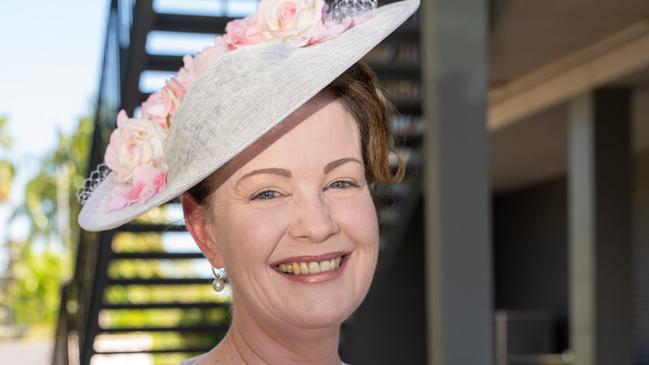 Vickie Miller at the 2023 Darwin Cup Carnival Ladies Day. Picture: Pema Tamang Pakhrin