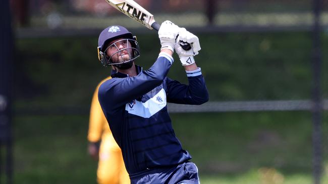 Matthew Brown batting for Kew. Picture: George Sal