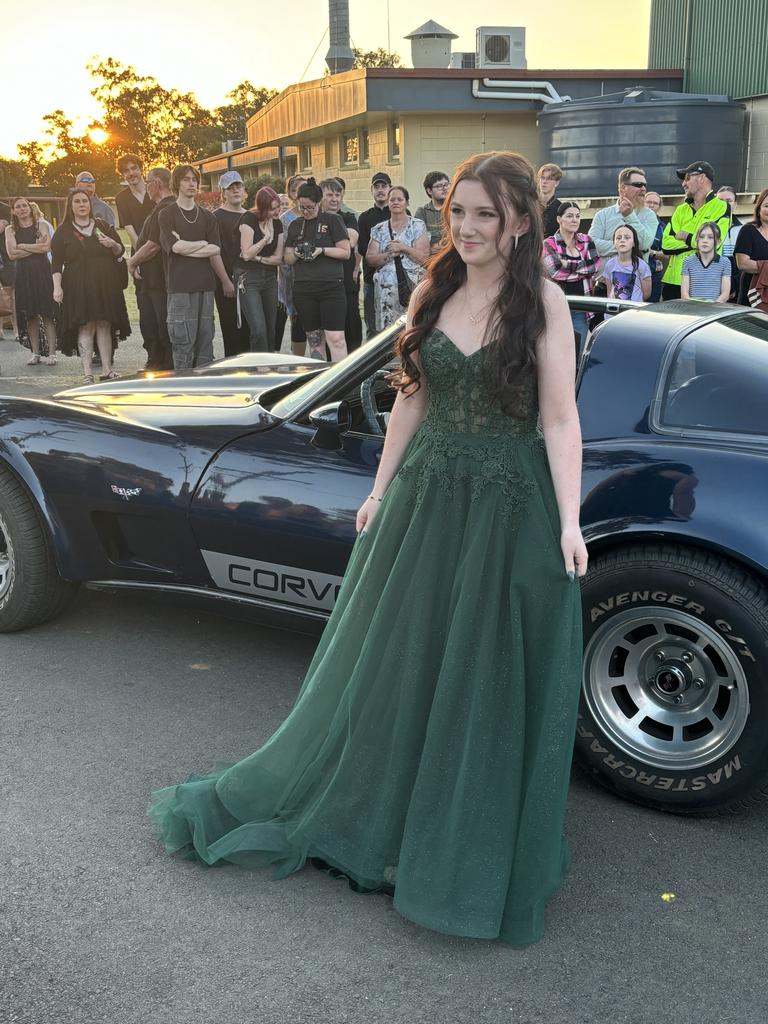 The students of Nanango State High School celebrating their formal.