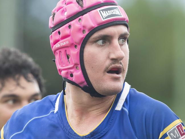 Kangaroos Daniel Woodhouse during the game against Tully at Vico Oval. Picture: Brian Cassey