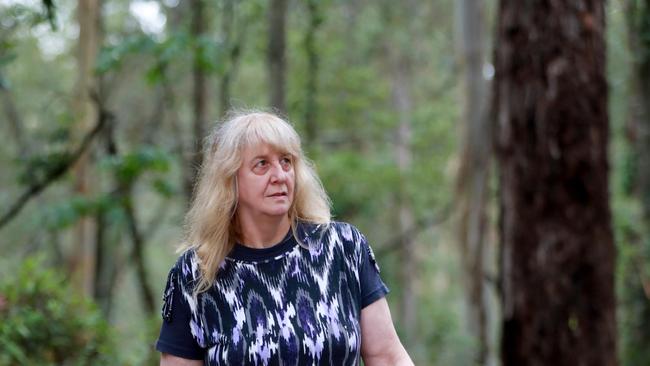 Jan Primrose in the Cumberland State Forest. Picture: Angelo Velardo