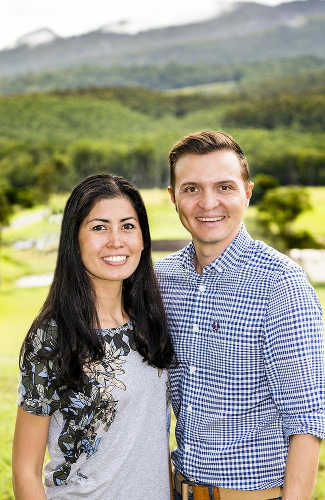 Mudgeeraba couple James and Katie Geralds created The Native Collection cocktail syrups.